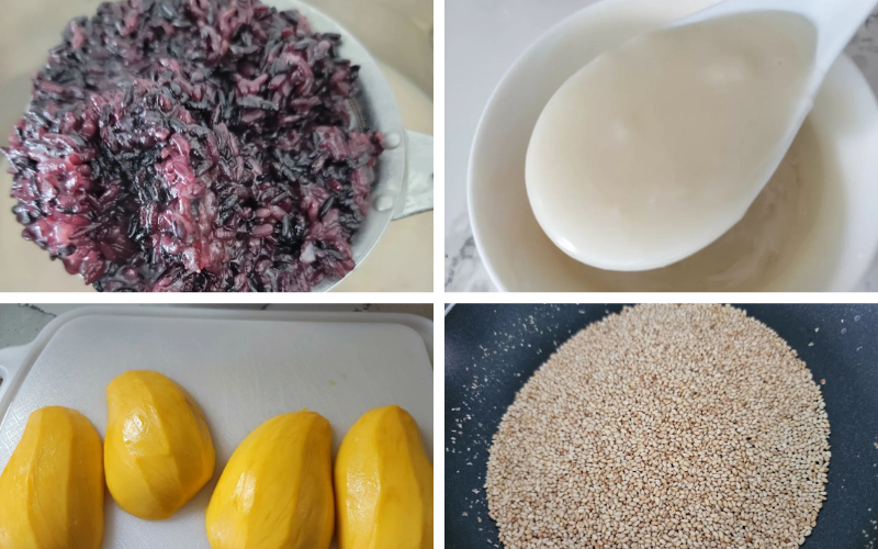 How to Make Black Sticky Rice Dessert
