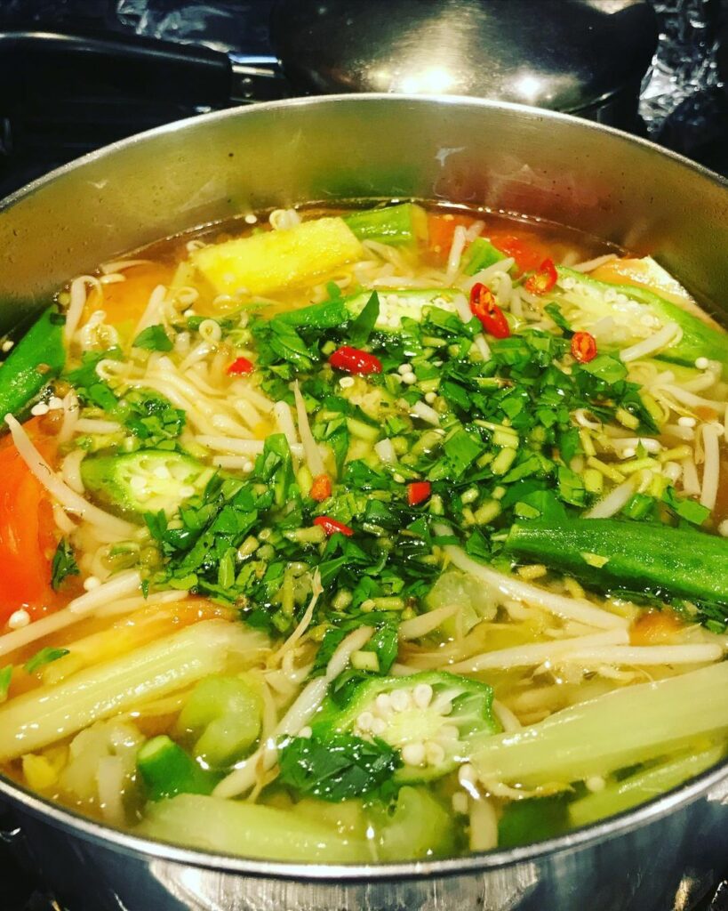 How to make canh chua step by step 819x1024