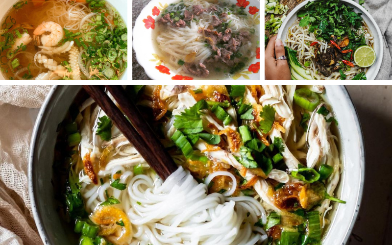 What types of pho are there
