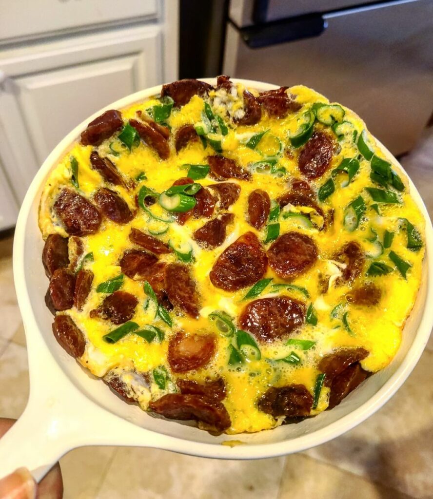 Chinese Sausage Omelette 888x1024