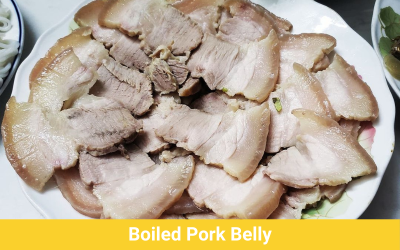 boiled pork belly