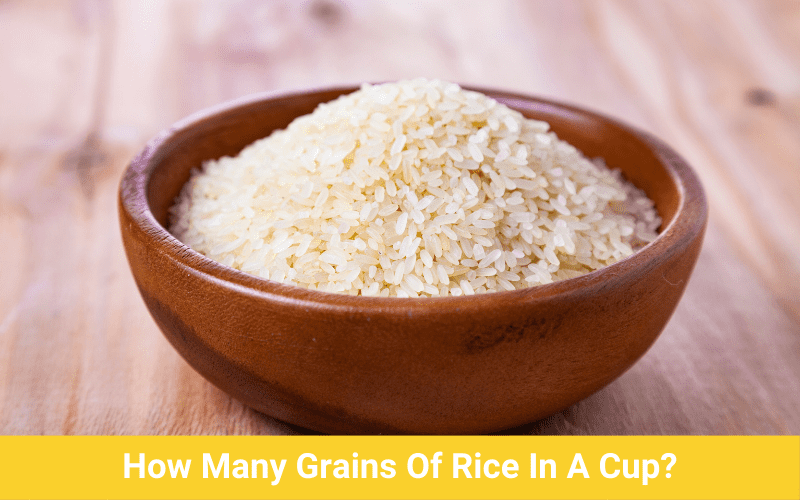 how many grains of rice in a cup