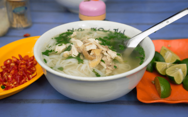 Delicious and Healthy Vietnamese Chicken Pho Soup (Pho Ga)