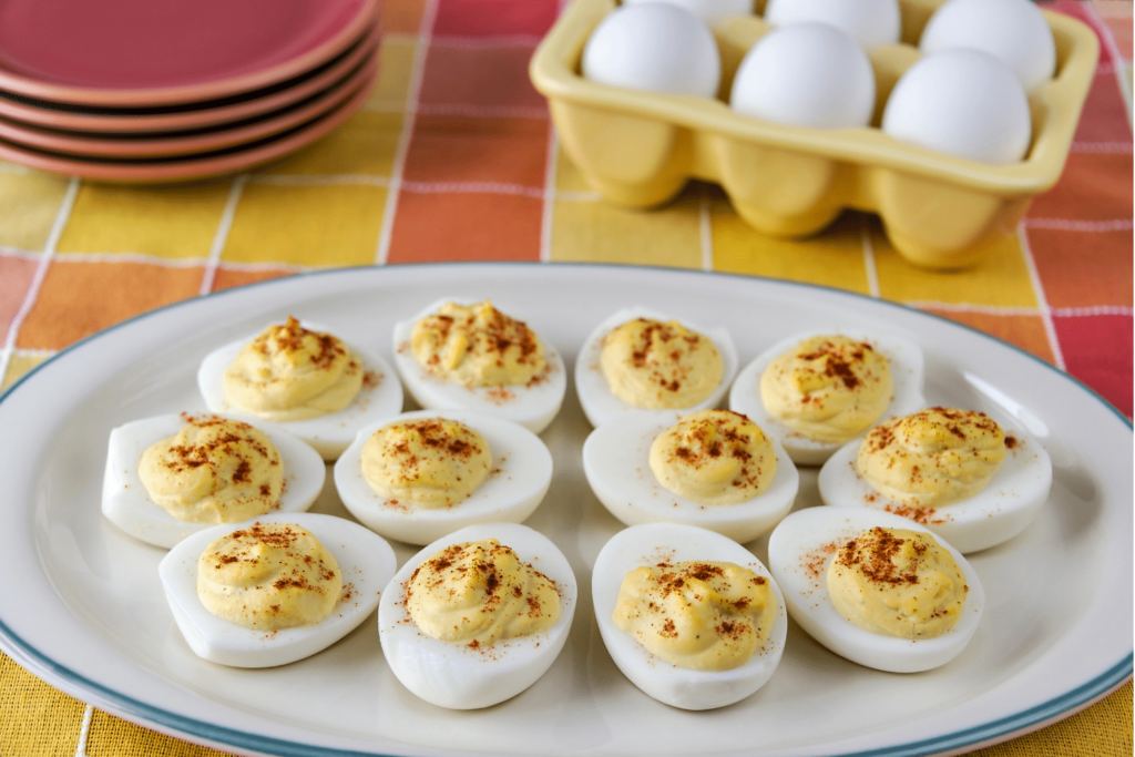 Mustard and Deviled Eggs