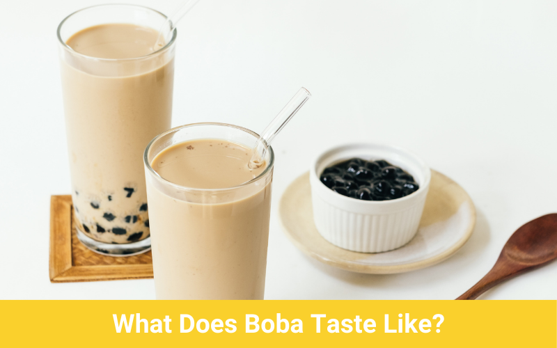 what does boba taste like